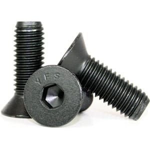 Newport Fasteners 3/4"-16 Socket Head Cap Screw, Flat, Black Oxide Alloy Steel, 2-1/4 in Length, 75 PK 254334-75 - main